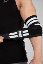 Load image into Gallery viewer, Elbow Wraps - Black/White - 120CM