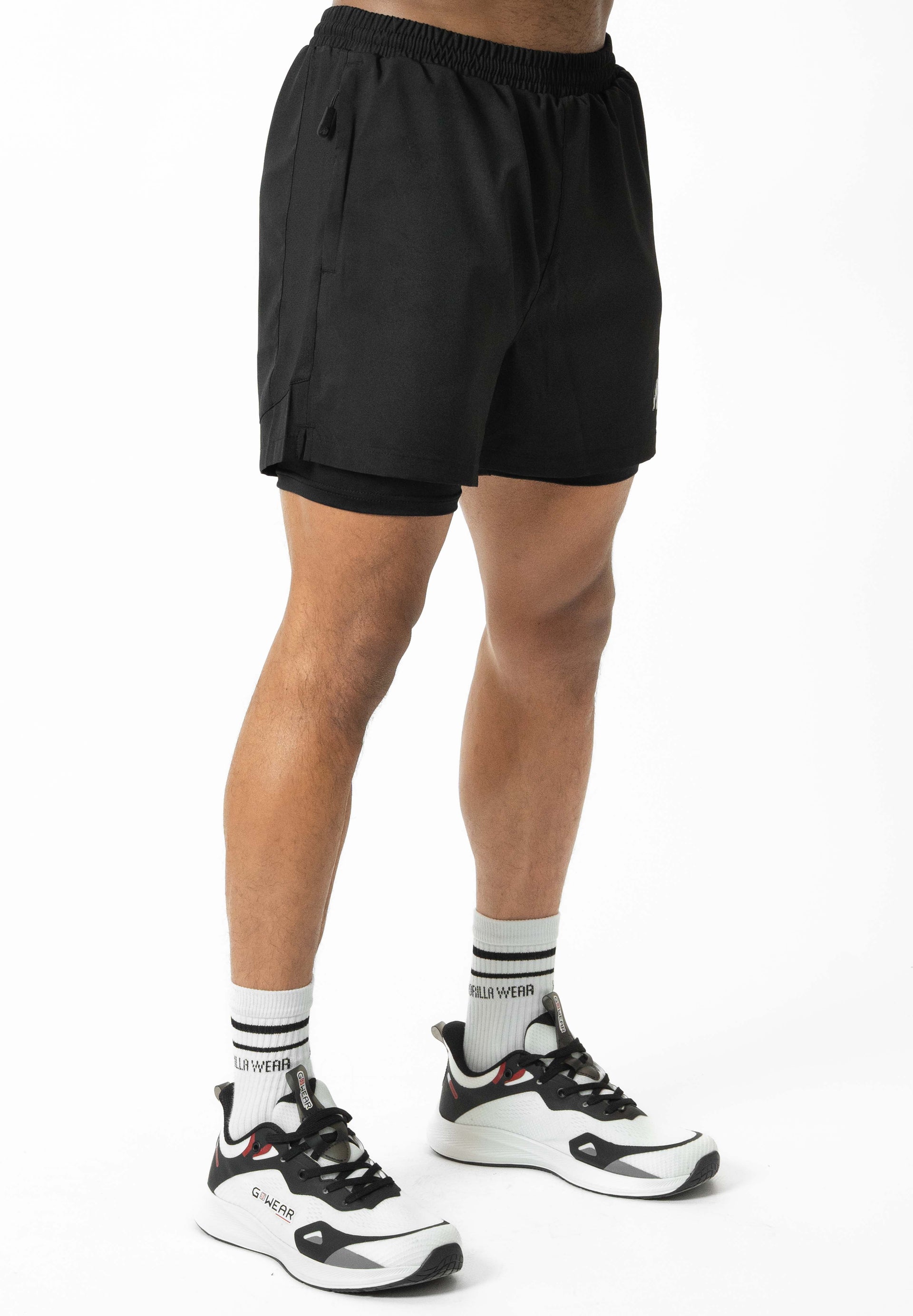 Lowell 2-In-1 Shorts - Black