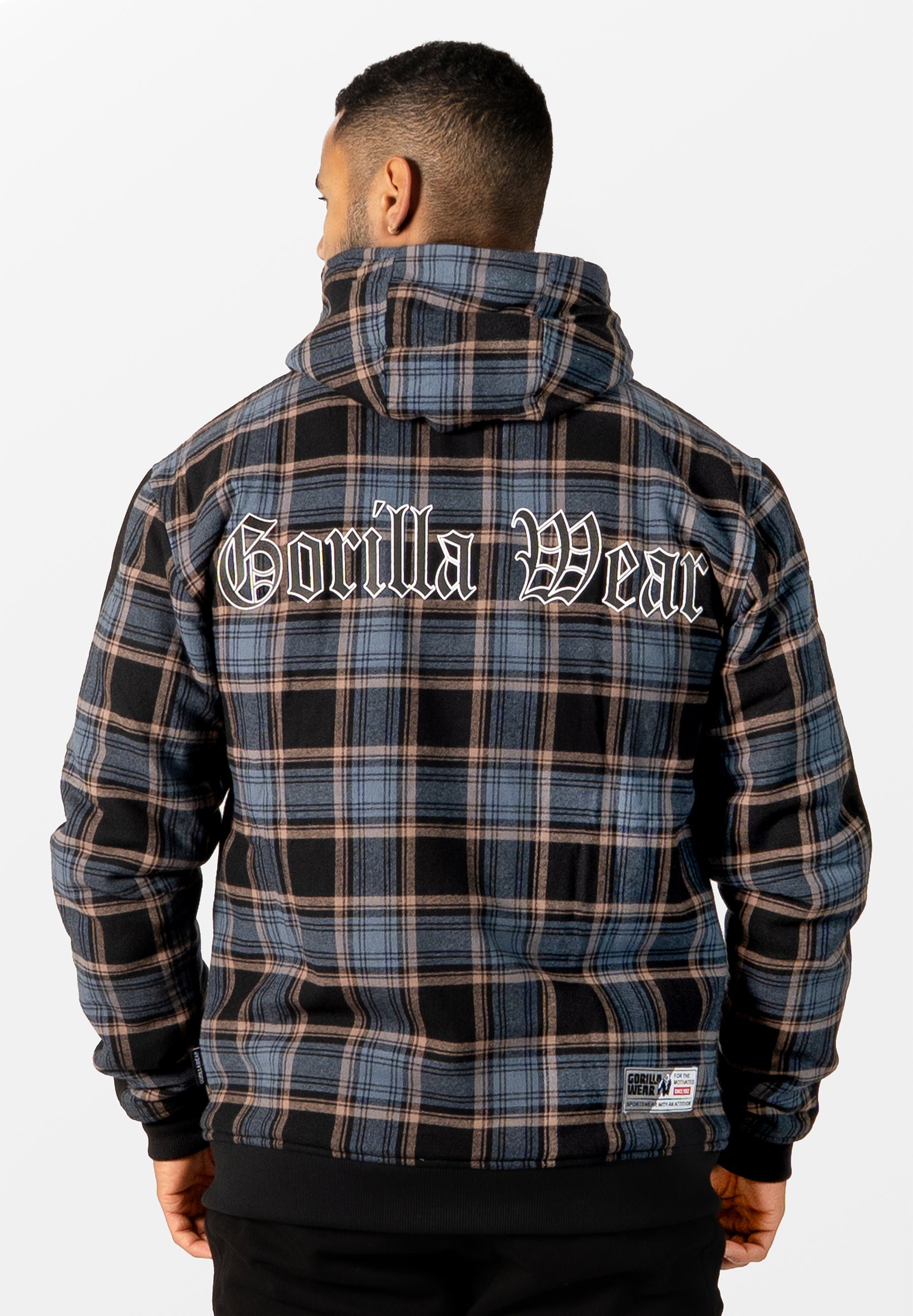 Kenton Jacket - Black/Blue