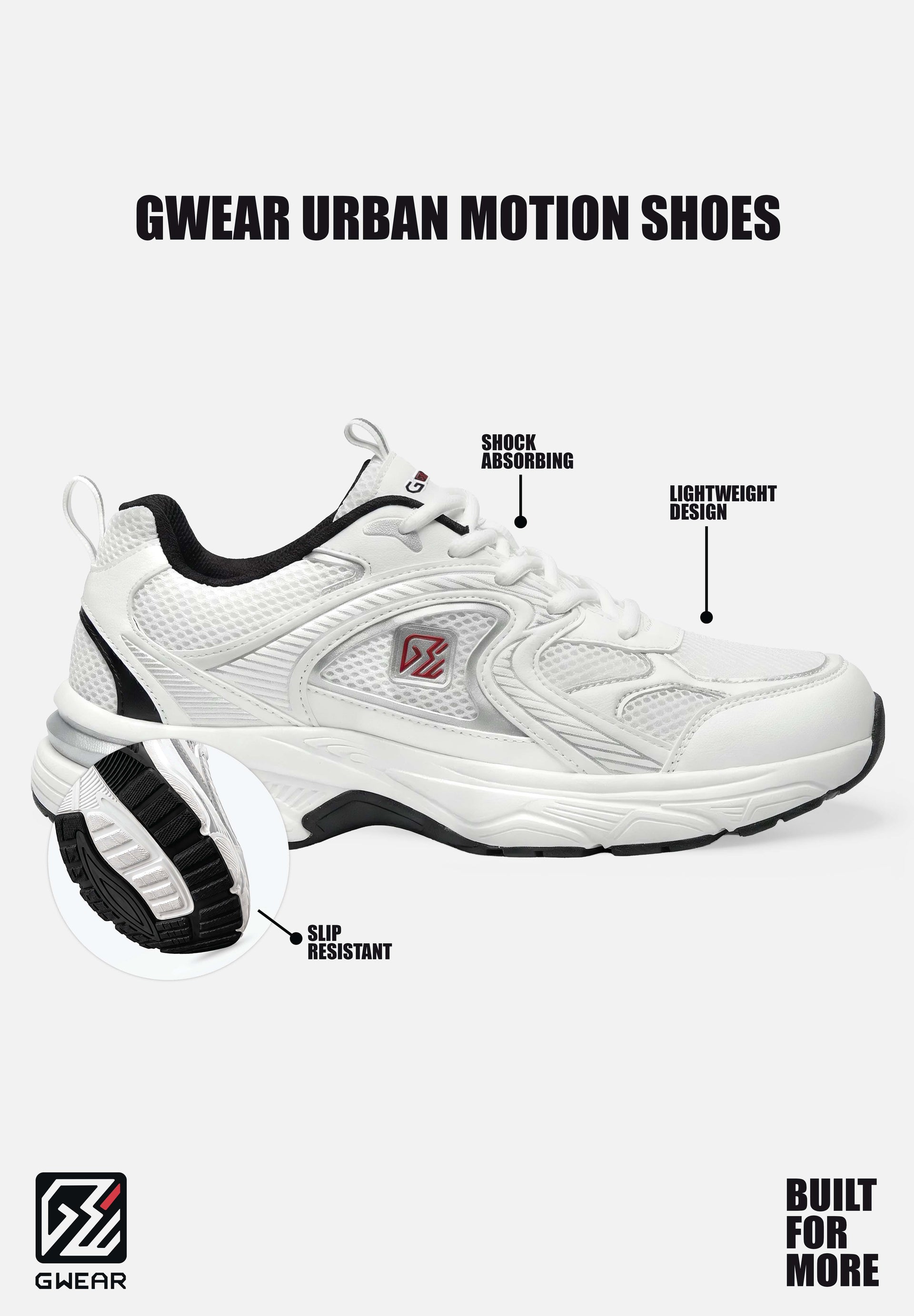Gwear Urban Motion Shoes - White