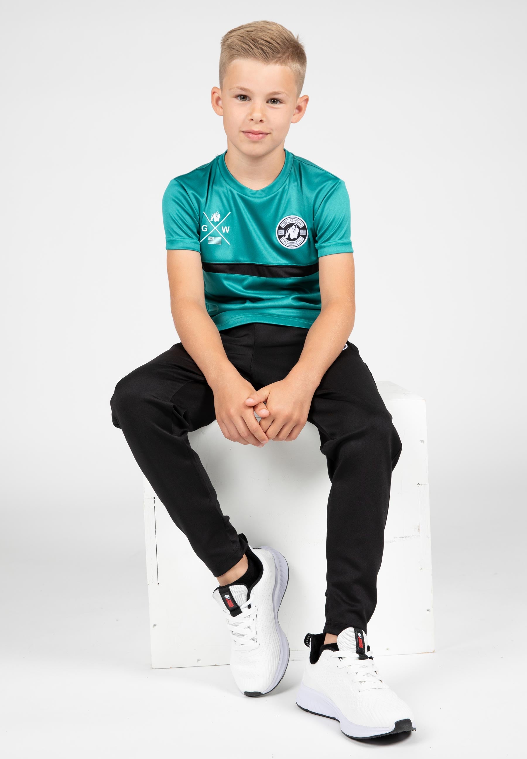 Vernon Kids T-Shirt - Teal Green