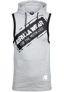 Loretto Hooded Tank Top - Gray Melange