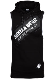 Loretto Hooded Tank Top - Black