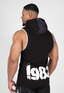 Loretto Hooded Tank Top - Black