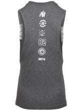 Load image into Gallery viewer, Lopez Drop Armhole Tank Top - Dark Gray Melange