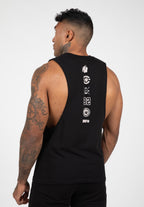Lopez Top Tank me Krahë të Hapur - I Zi