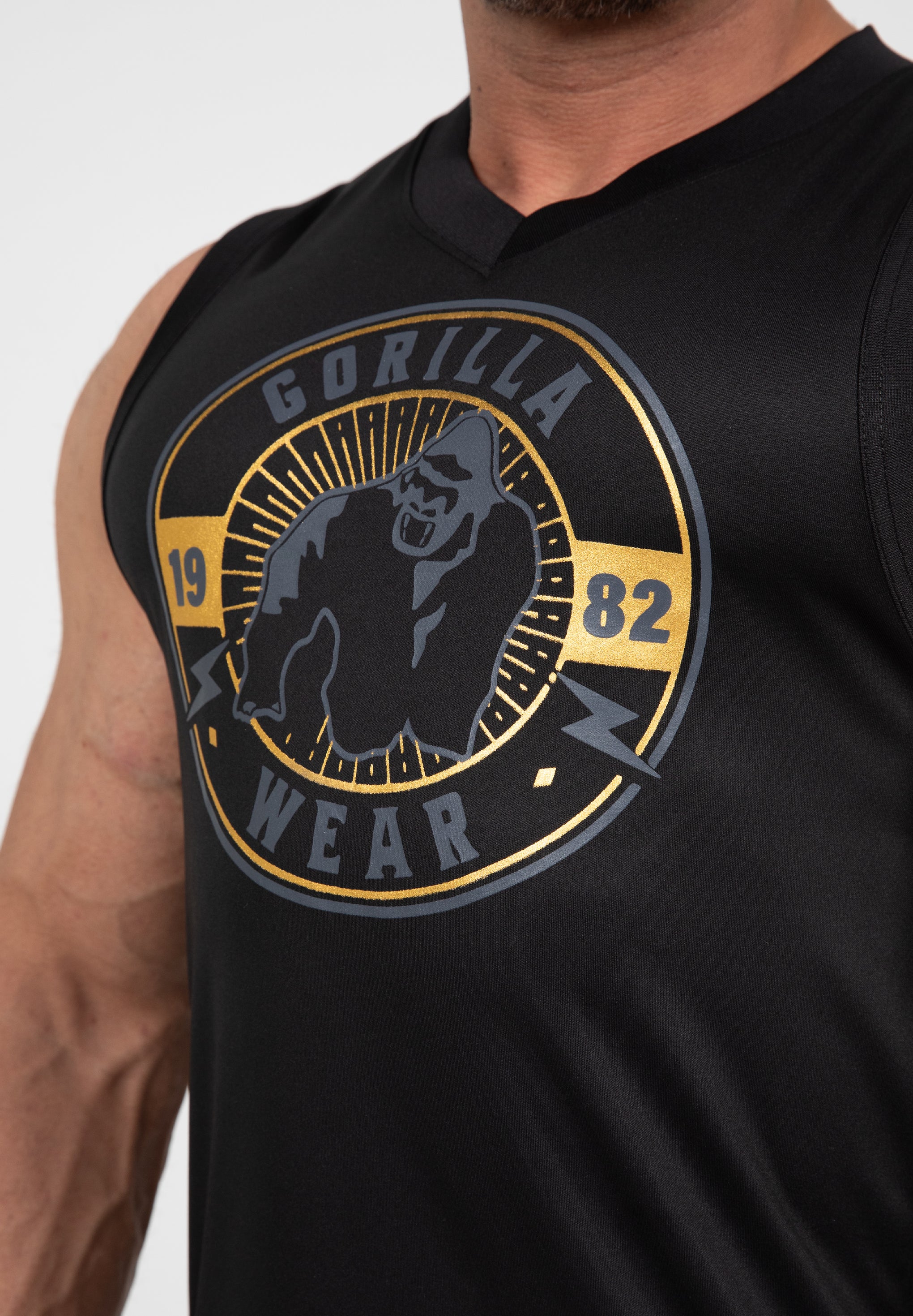 Orlando Jersey Tank Top - Black