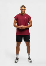 Load image into Gallery viewer, Bouse Cut Off Tank Top - Burgundy