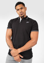 Load image into Gallery viewer, Delano Polo - Black/White