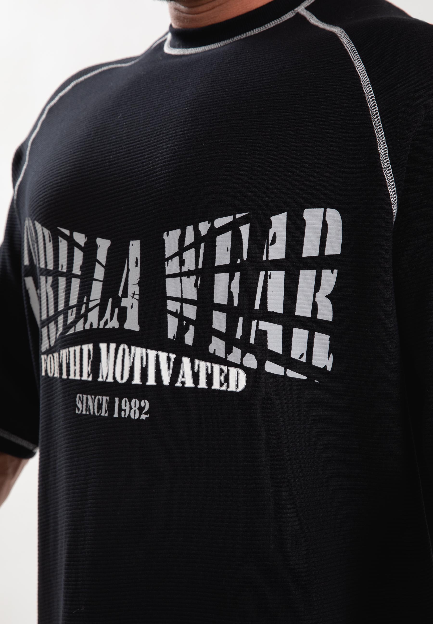 Finley Oversized T-Shirt - Black/Gray