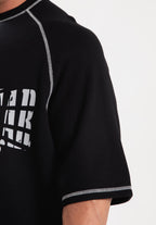 Bluza T-Shirt "Finley" e Gjerë - E Zezë/Gri