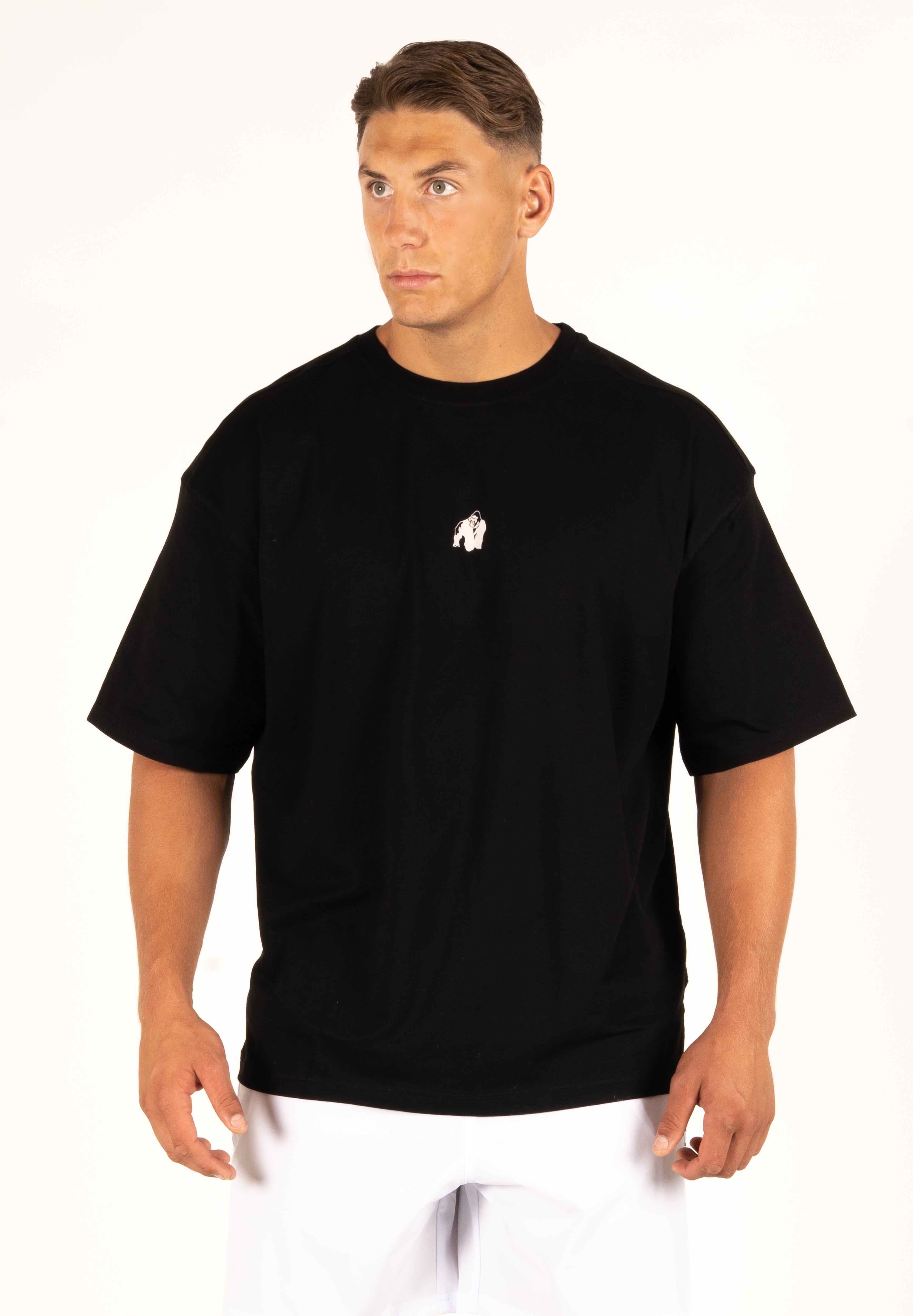 Philip T-Shirt i gjerë - i zi