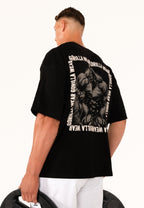 Philip T-Shirt i gjerë - i zi