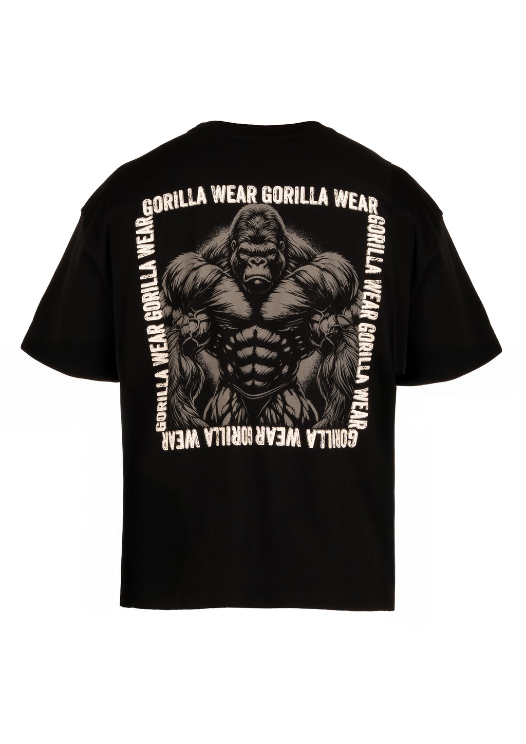 Philip T-Shirt i gjerë - i zi