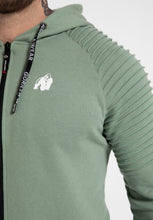 Load image into Gallery viewer, Georgia Zipped Hoodie - Green