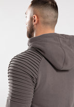 Load image into Gallery viewer, Georgia Zipped Hoodie - Gray