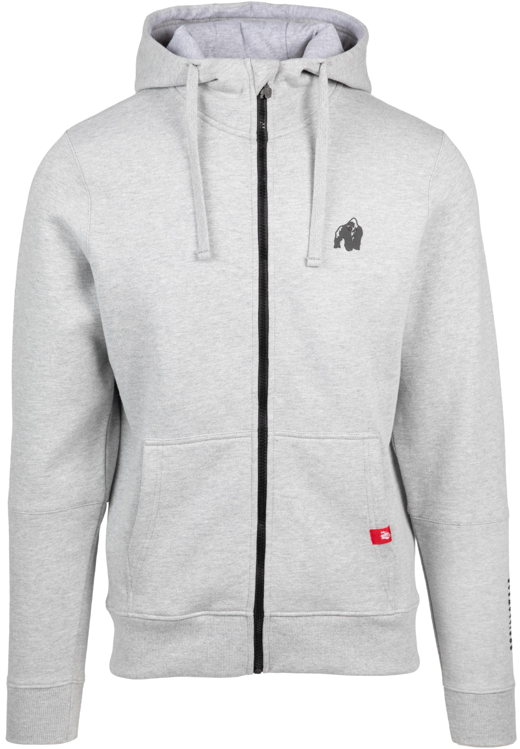 Leon Zipped Hoodie - Gray
