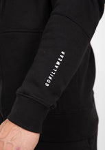 Load image into Gallery viewer, Leon Zipped Hoodie - Black