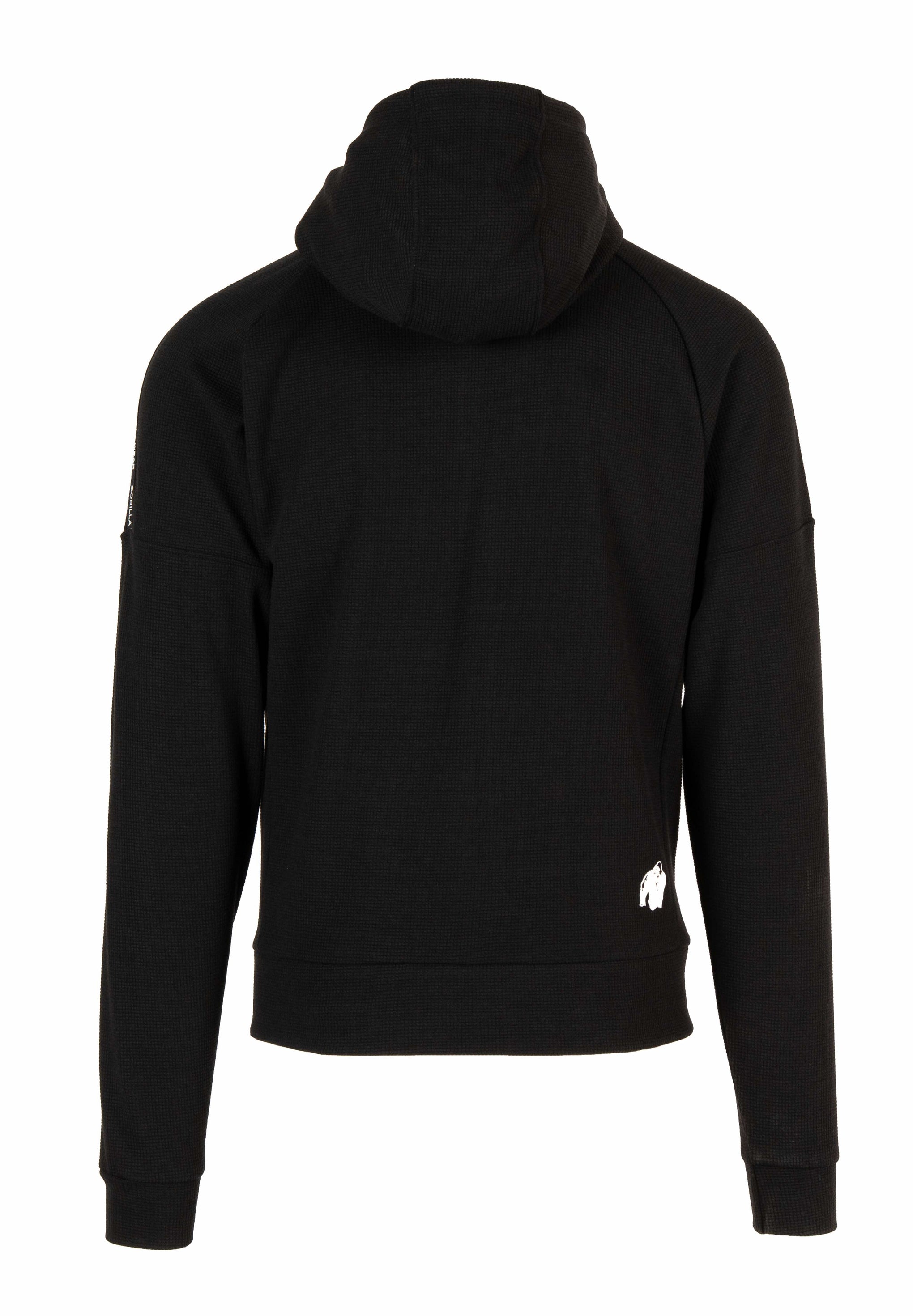 Harvey Hooded Track Jacket - Black