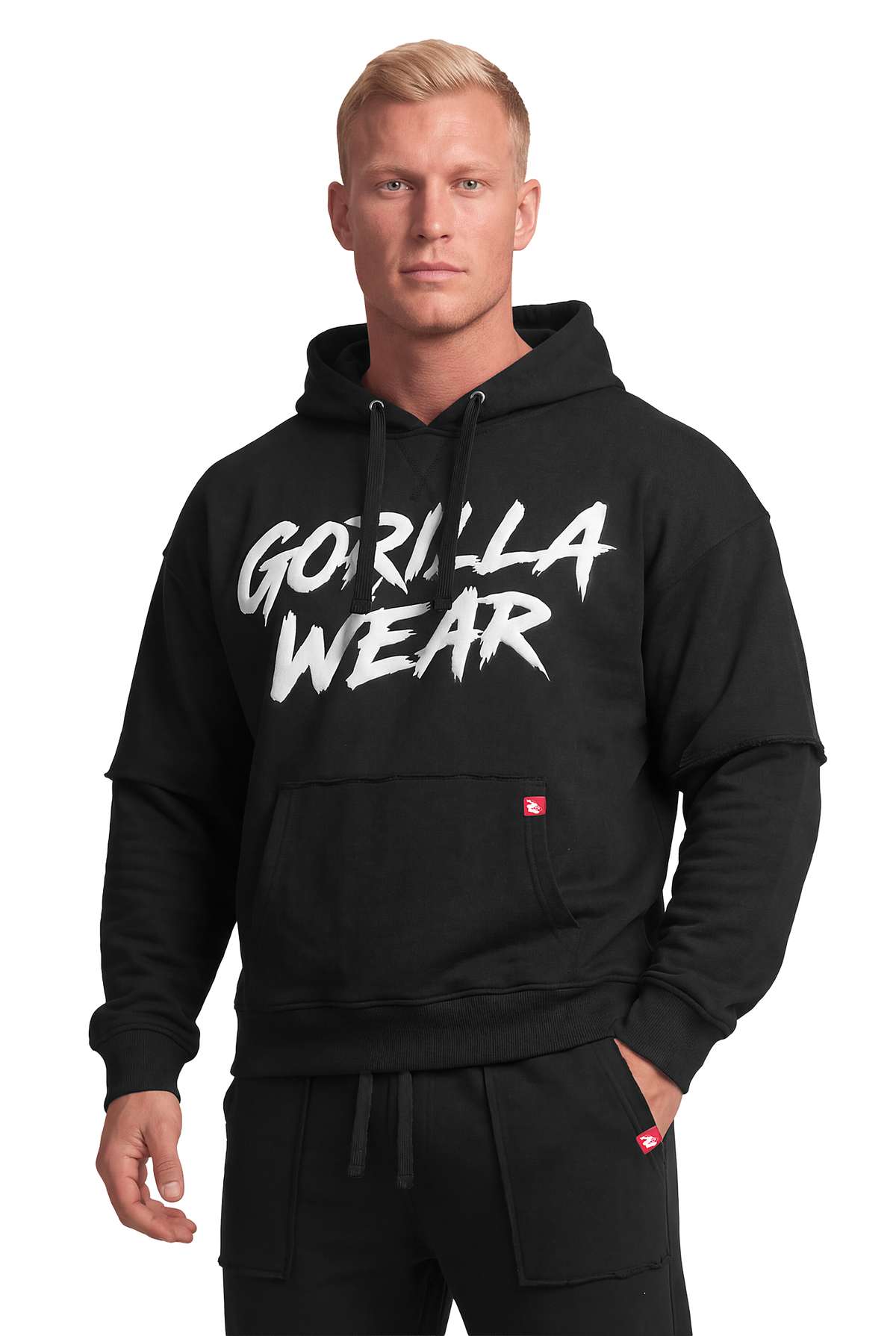 Asheville Raw Hoodie - Black