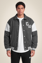 Stockholm Varsity Jacket - Gray