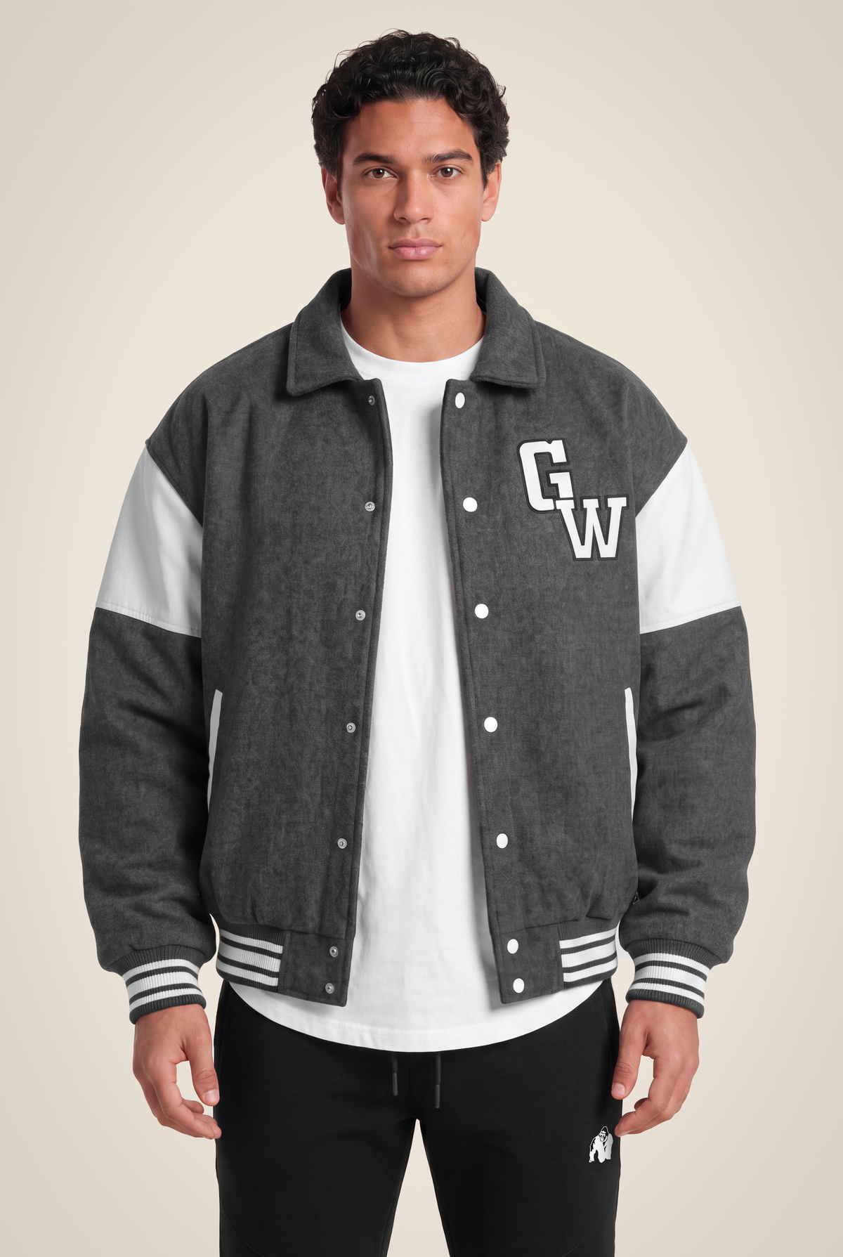 Stockholm Varsity Jacket - Gray