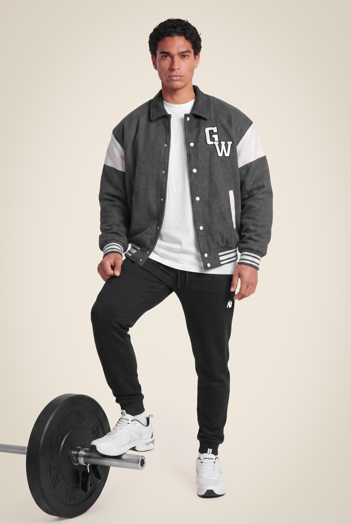 Stockholm Varsity Jacket - Gray