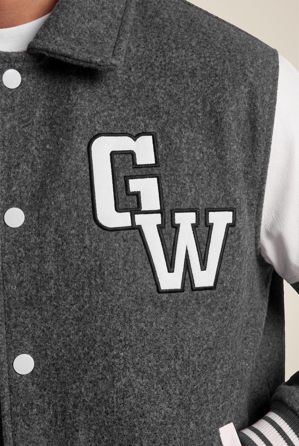 Stockholm Varsity Jacket - Gray