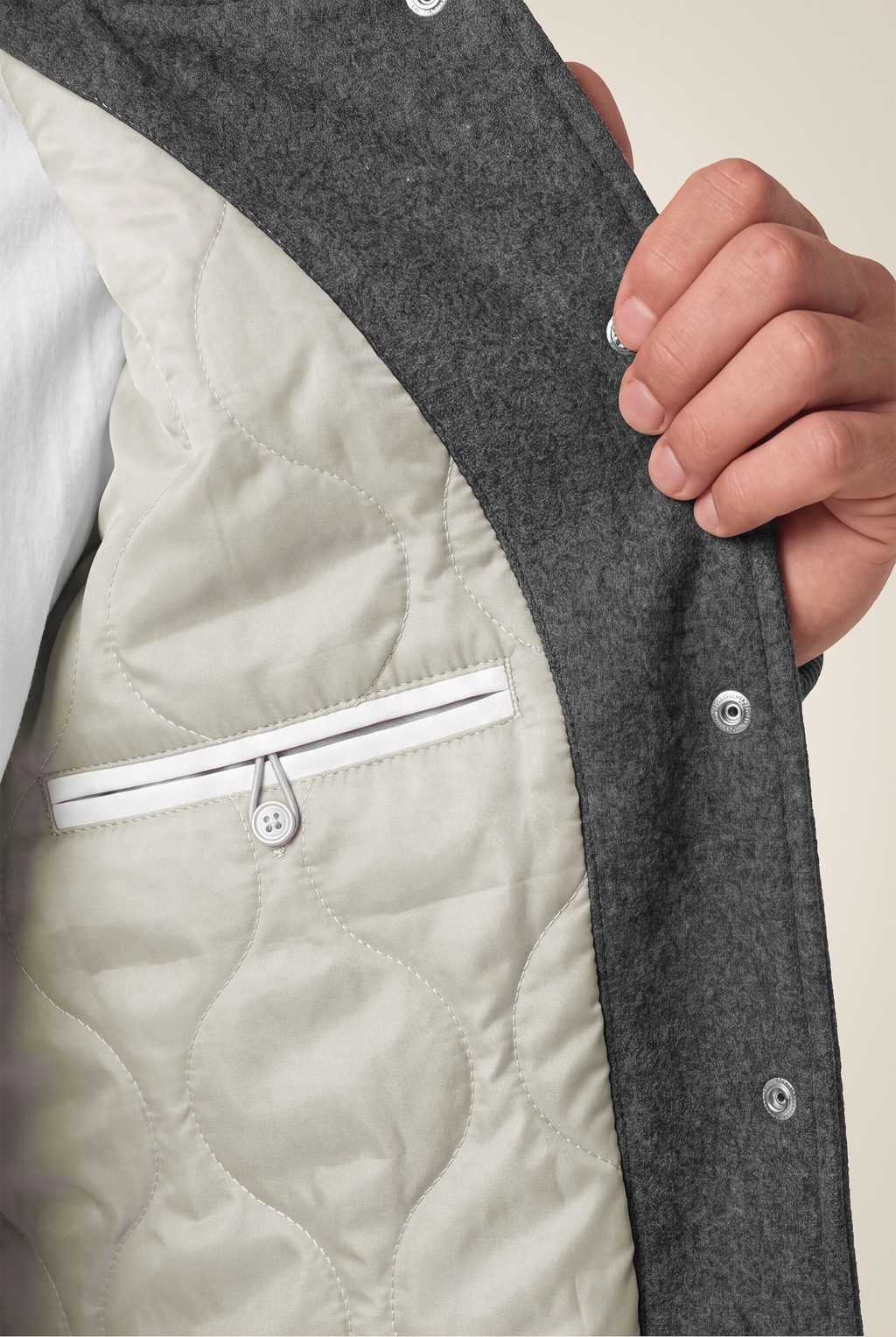 Stockholm Varsity Jacket - Gray