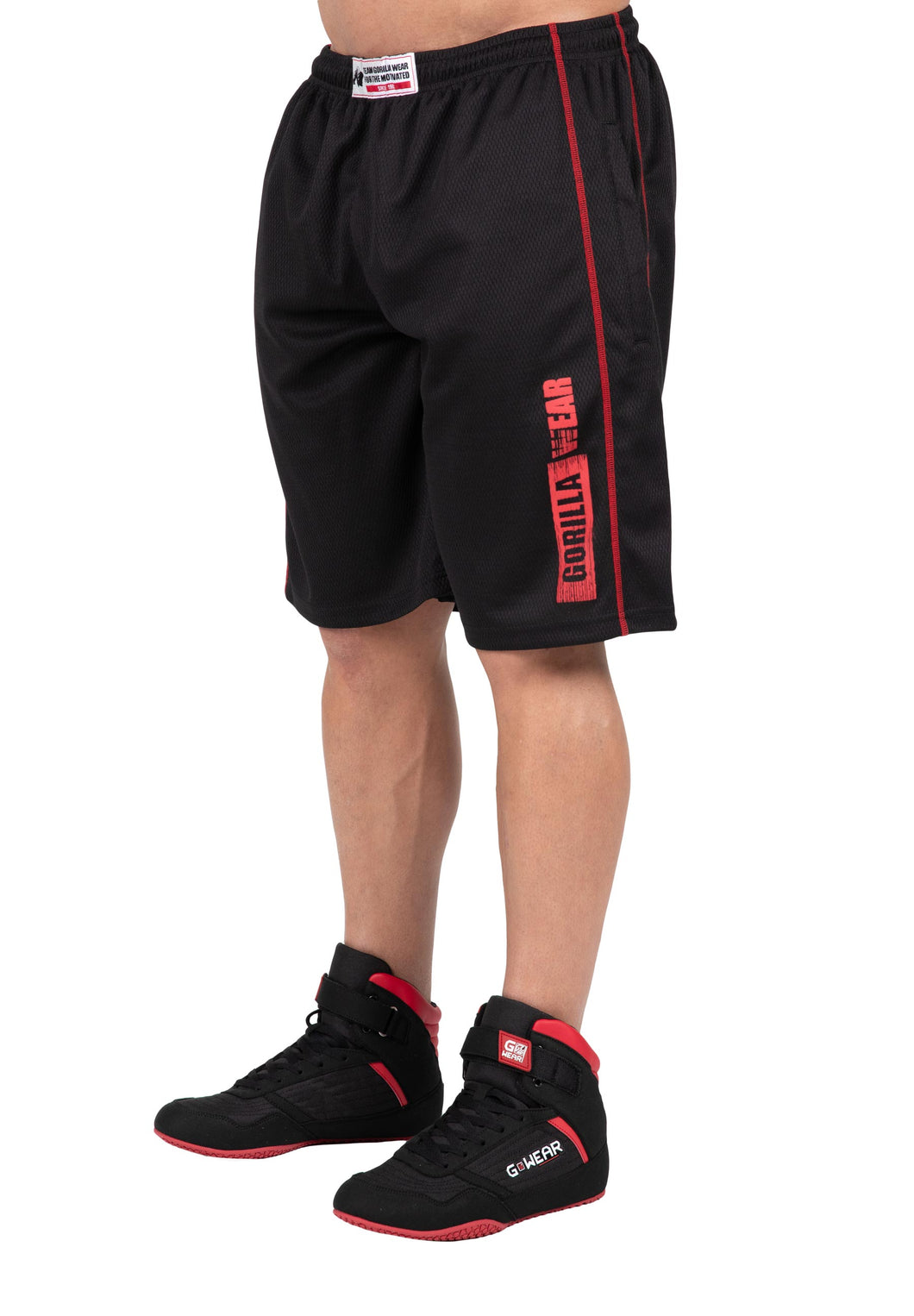 Wallace Mesh Shorts - Black/Red