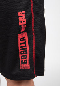 Wallace Mesh Shorts - Black/Red