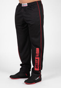 Wallace Mesh Pants - Black/Red