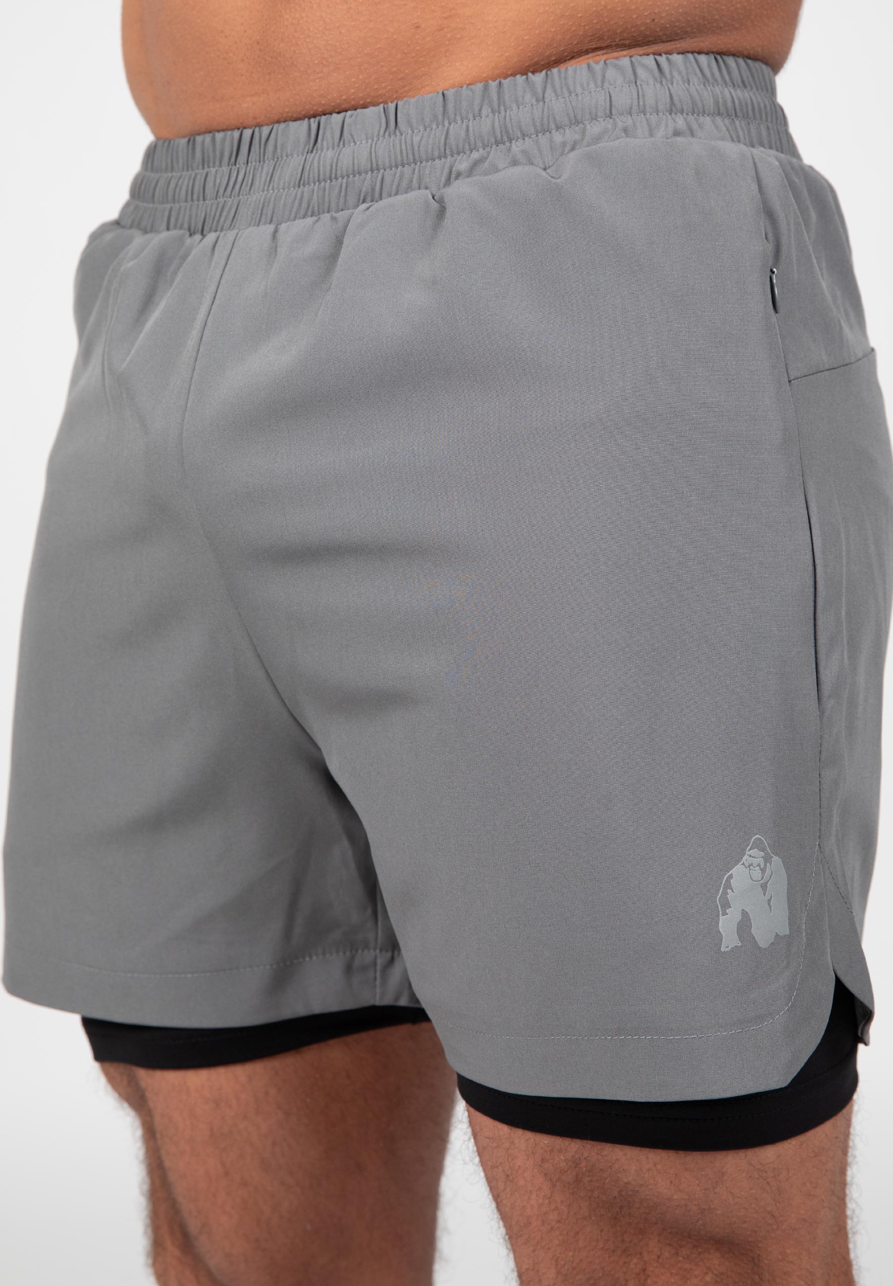 Cortez 2-in-1 Shorts - Anthracite