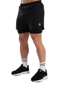 Cortez 2-In-1 Shorts - Black