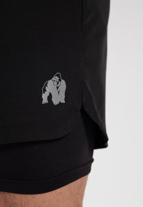 Cortez 2-In-1 Shorts - Black