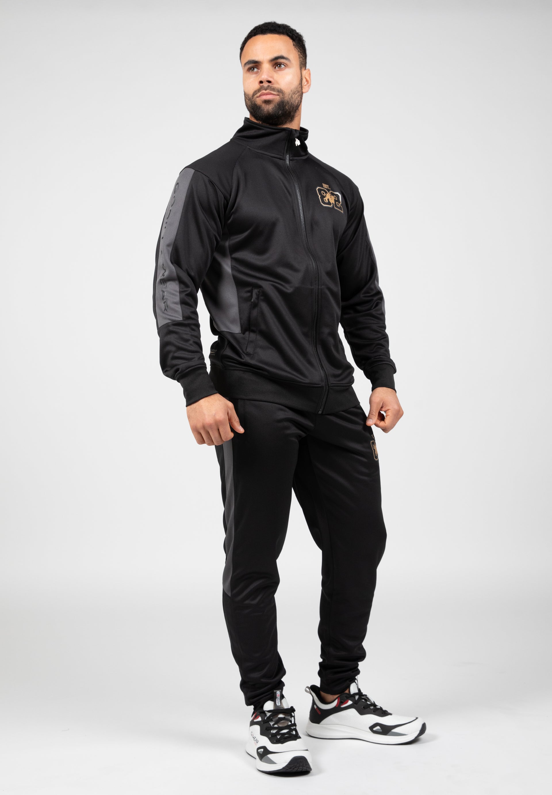 Devon Training Pants - Black/Gray