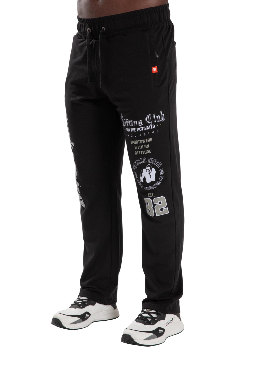 Pantallona të gjera pambuku Colorado - Të zeza