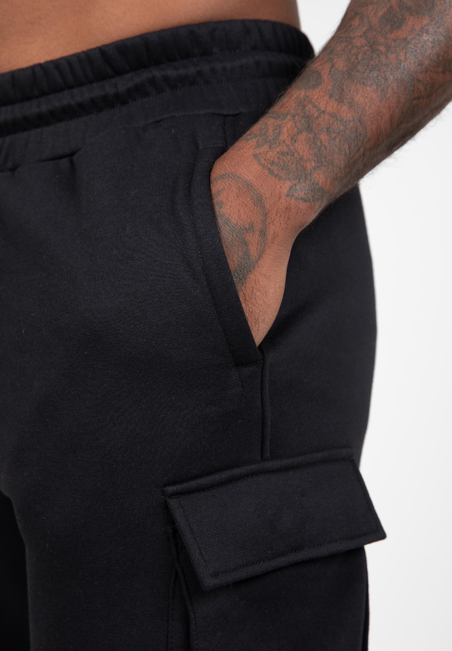 Hudson Cargo Sweatpants - Black
