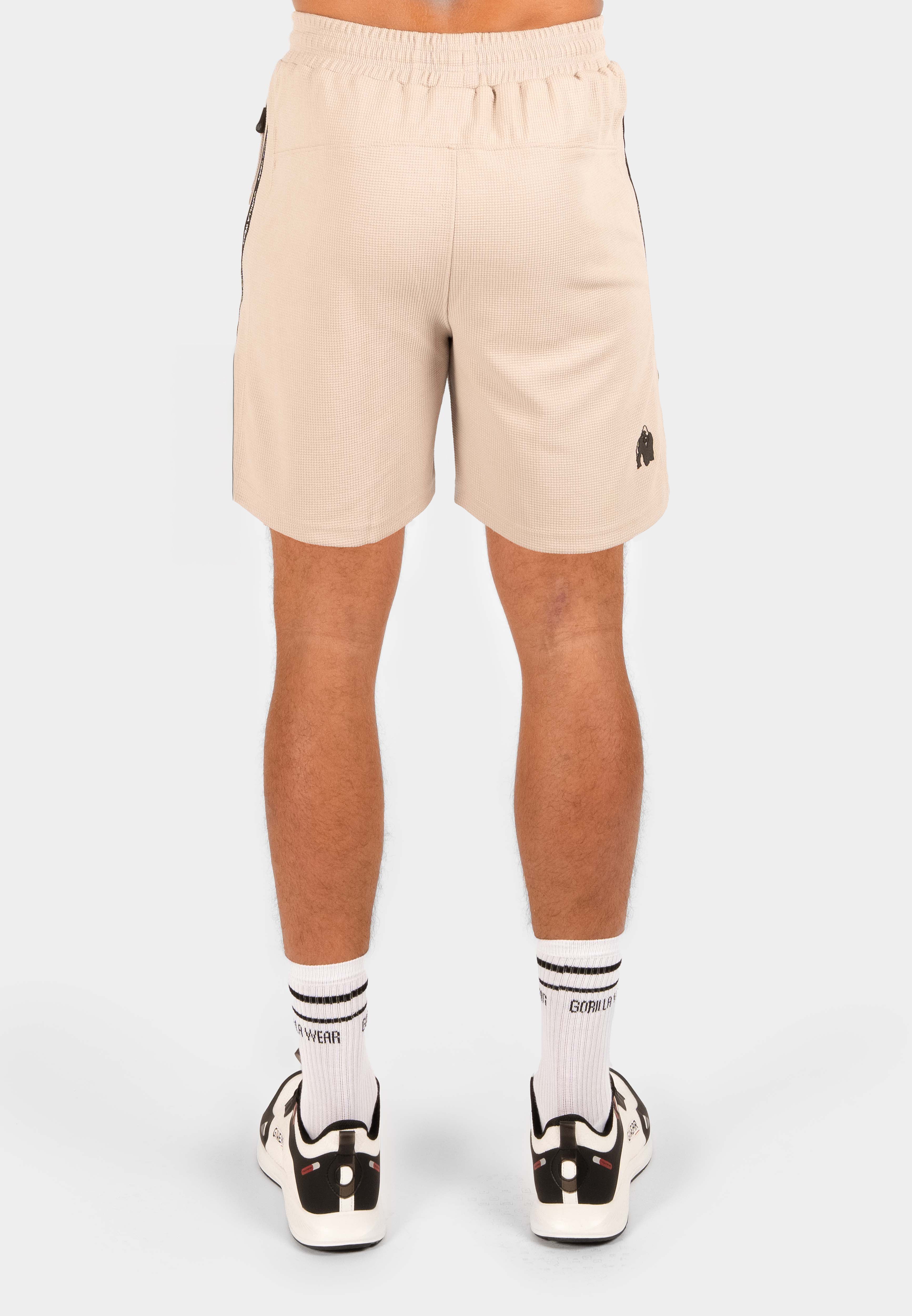 Harvey Track Shorts - Beige