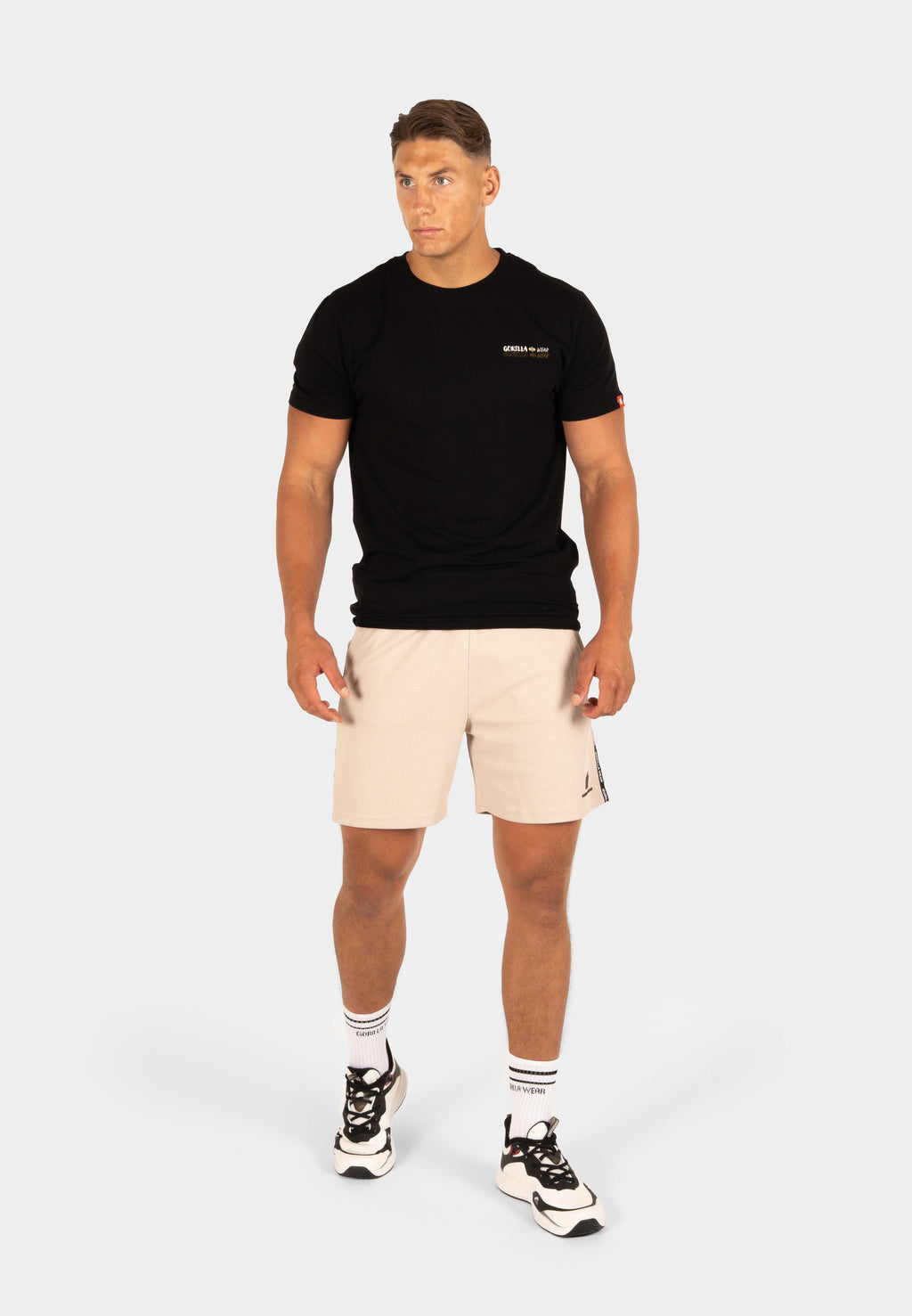 Harvey Track Shorts - Beige