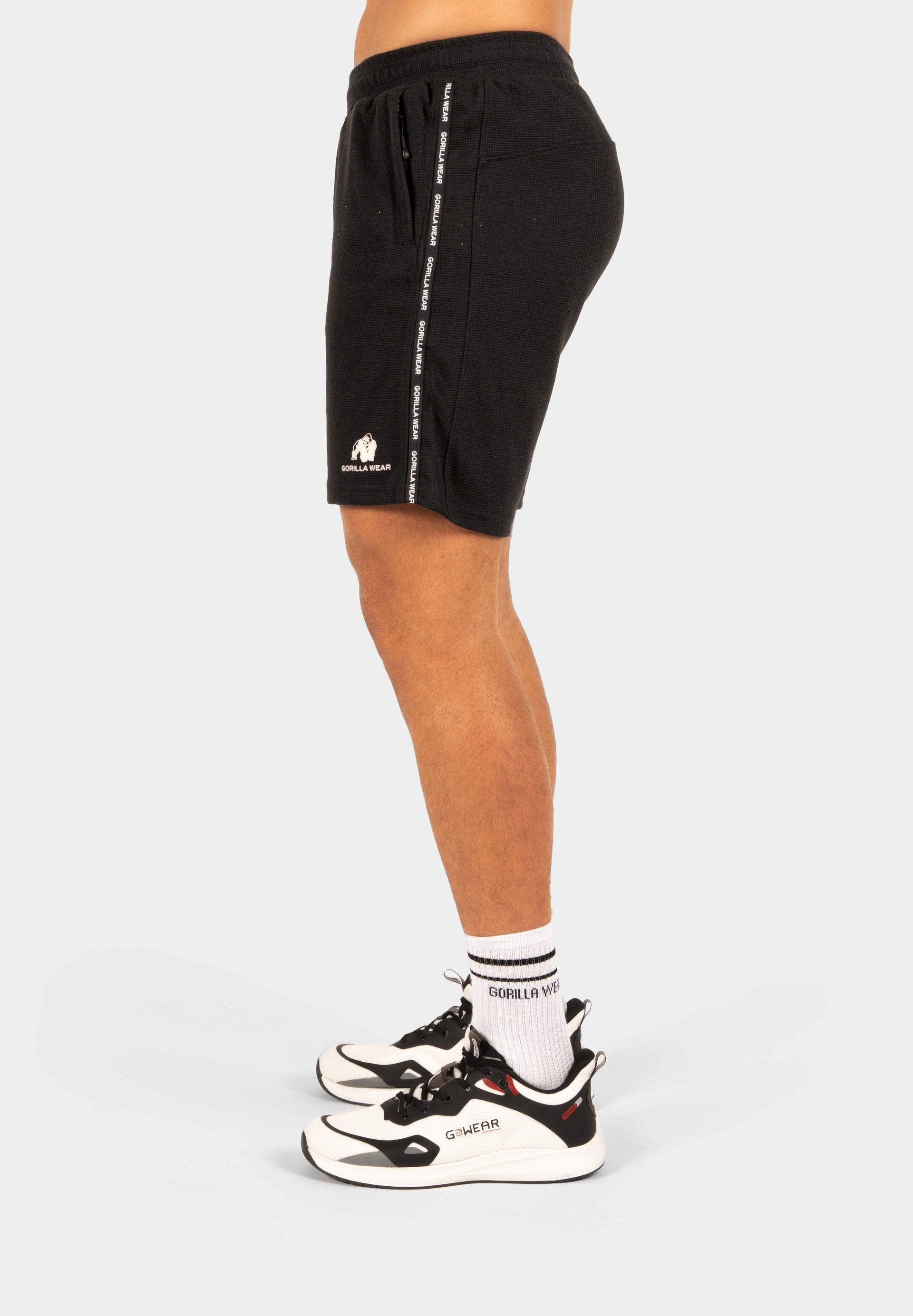 Harvey Track Shorts - Black