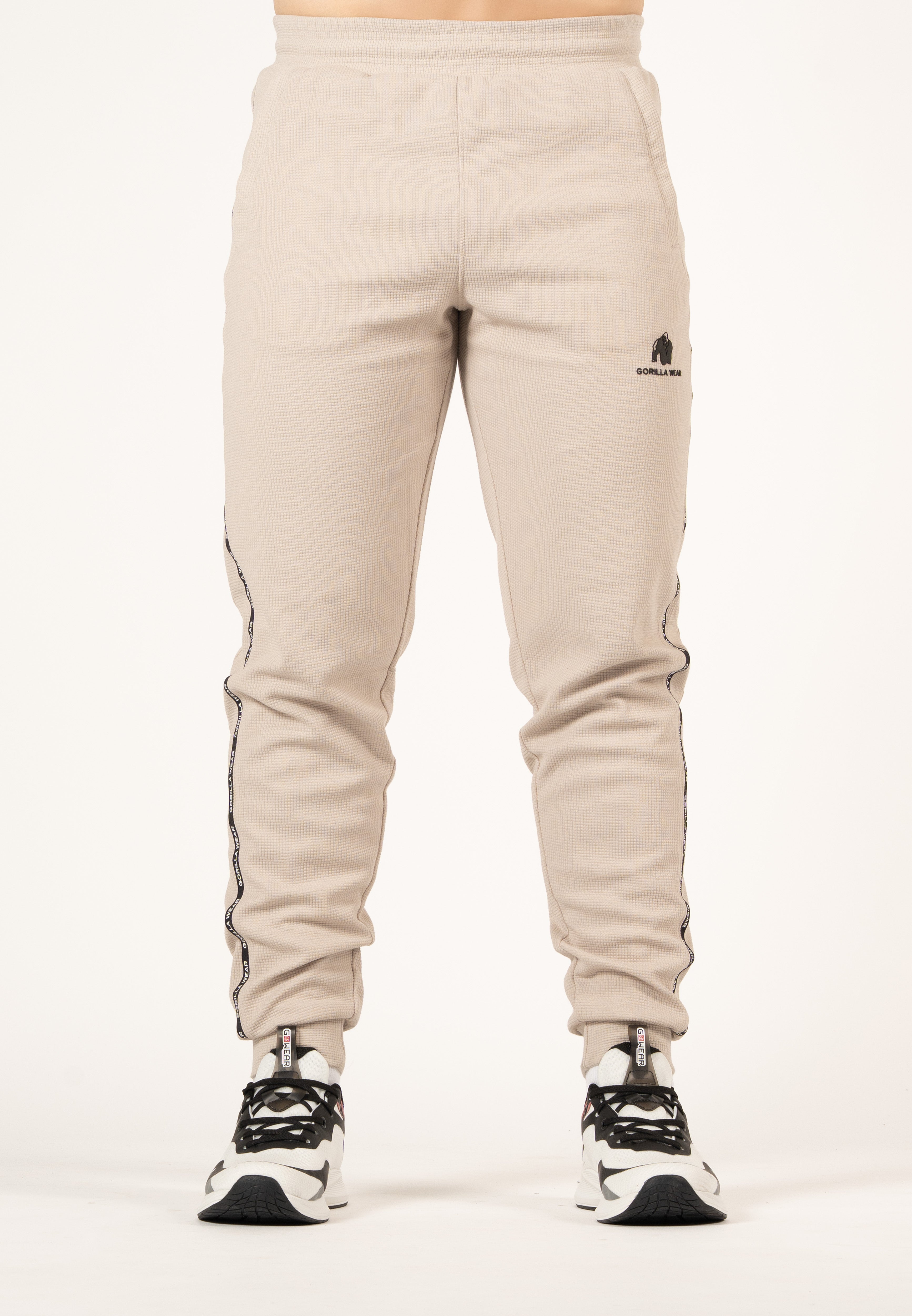 Pantalona të gjera Harvey - Bezhë