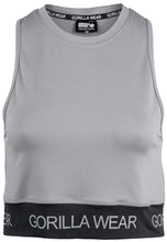 Load image into Gallery viewer, Colby Cropped Tank Top - Gray