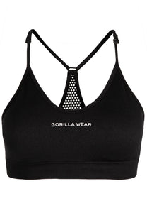 Quincy Seamless Sports Bra - Black