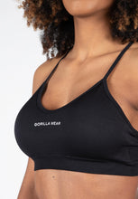 Load image into Gallery viewer, Quincy Seamless Sports Bra - Black