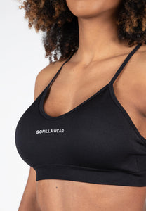 Quincy Seamless Sports Bra - Black