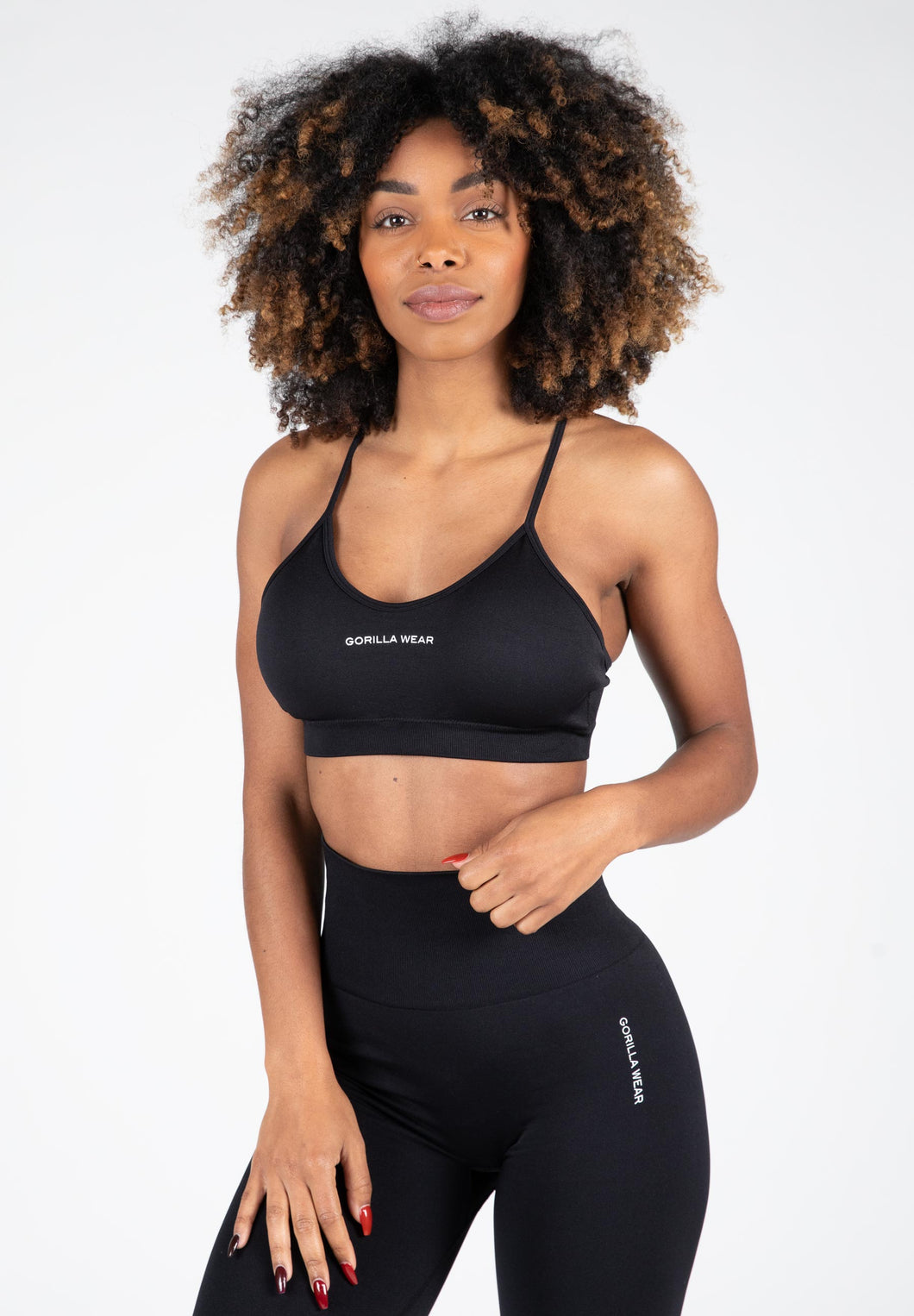 Quincy Seamless Sports Bra - Black