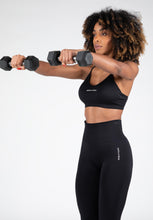 Load image into Gallery viewer, Quincy Seamless Sports Bra - Black