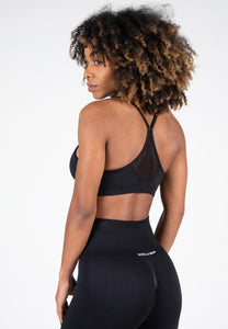 Quincy Seamless Sports Bra - Black