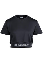 Load image into Gallery viewer, Colby Cropped T-Shirt - Black